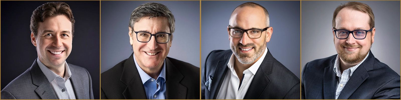 Professional Studio Headshots with a Dark Background.