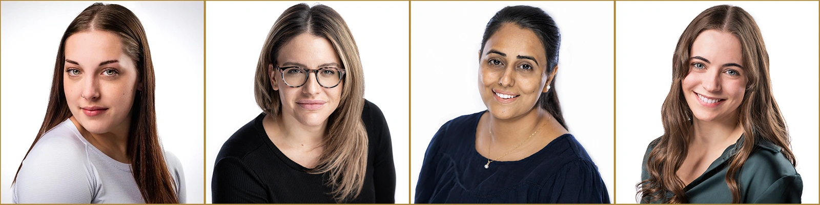 Professional Studio Headshots with a White Background.